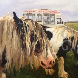 Wild Horses & Icecream - oil - A4 - £165-1.jpg